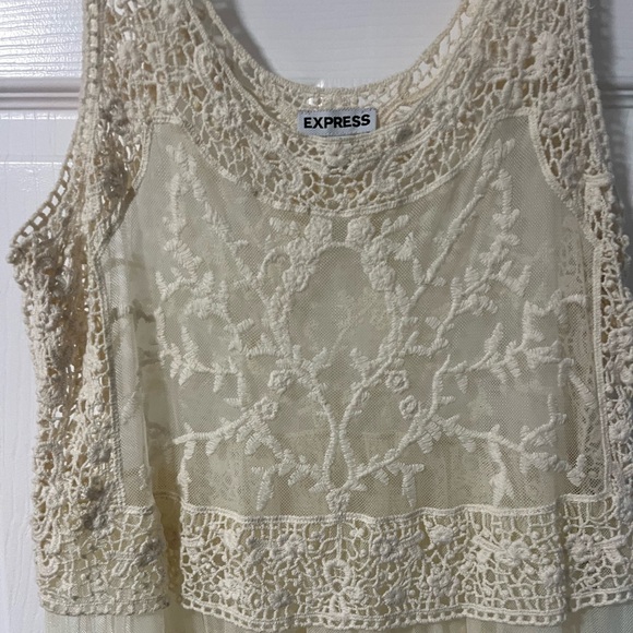 Express Lace top | cream - Picture 2 of 3